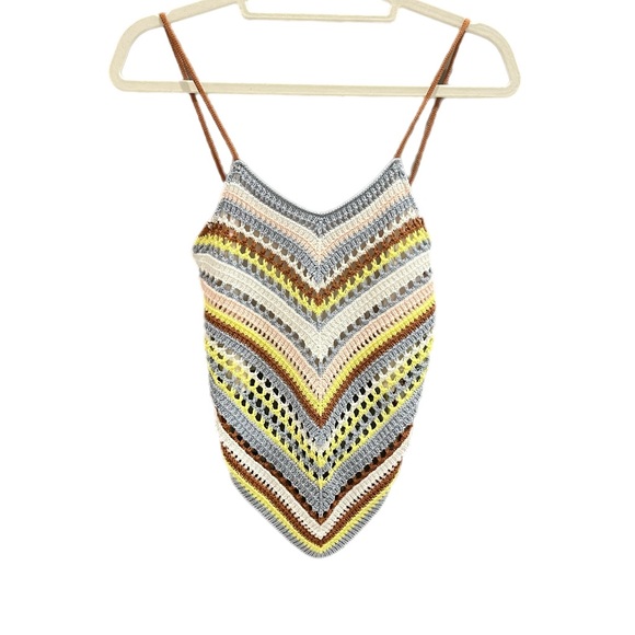 NWT 525 AMERICA FAUXCHET COLORFUL CAMI - Picture 2 of 3